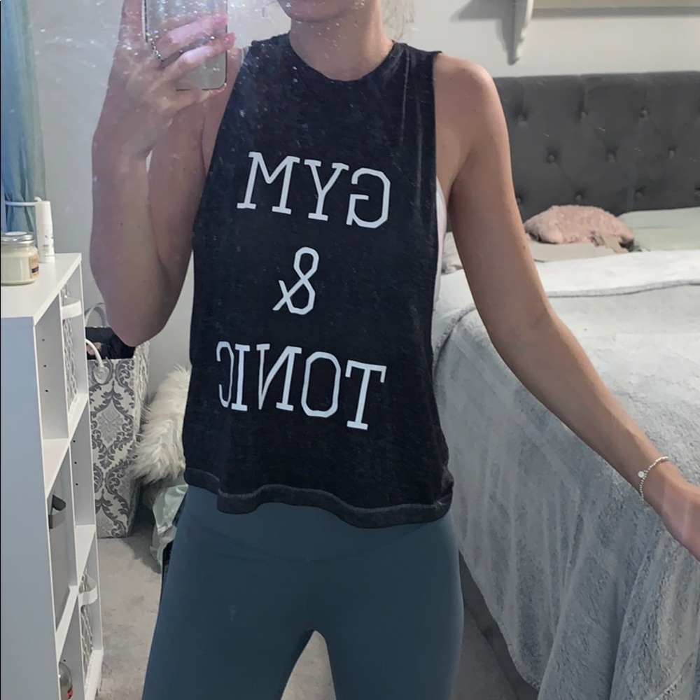 “Gym and Tonic” workout tank